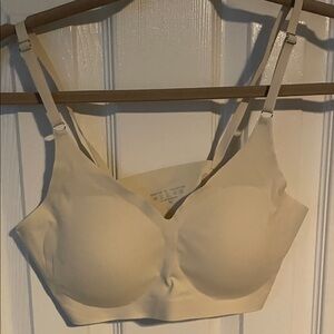 Elegant Cream Wireless Bra